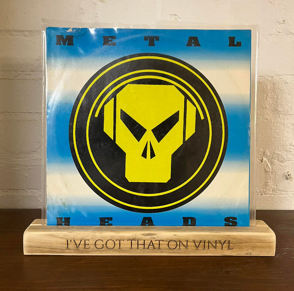 Reclaimed wood vinyl record holder stand